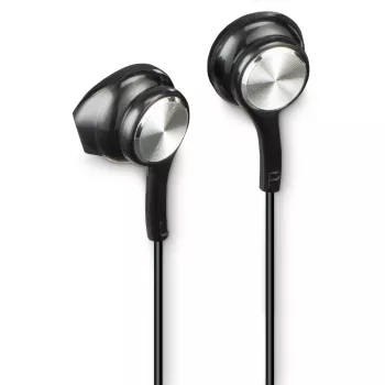 Hama Ocean II laidinės ausinės į ausį, skambučiams ir muzikai, USB Type-C, juodos ir sidabrinės spalvos