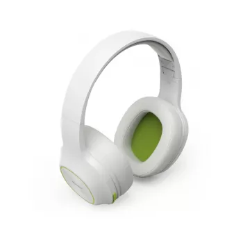 Hama Spirit Calypso II belaidės ausinės lankeliu, skambučiams/muzikai, Bluetooth, žalia, pilka, balta