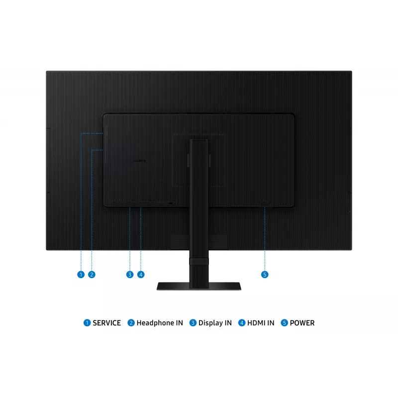 Samsung S70D kompiuterio monitorius 81,3 cm (32 colių) 3840 x 2160 pikselių 4K Ultra HD LED juodas