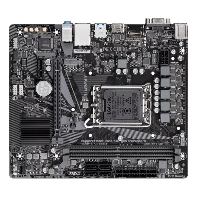 GIGABYTE H610M H V3 DDR4 pagrindinė plokštė