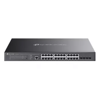 TP-Link Omada SG3428XMPP valdomas tinklo jungiklis L2+ Gigabit Ethernet (10/100/1000) Power over Ethernet (PoE) 1U juodas