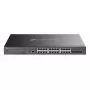 TP-Link Omada SG3428XMPP valdomas tinklo jungiklis L2+ Gigabit Ethernet (10/100/1000) Power over Ethernet (PoE) 1U juodas