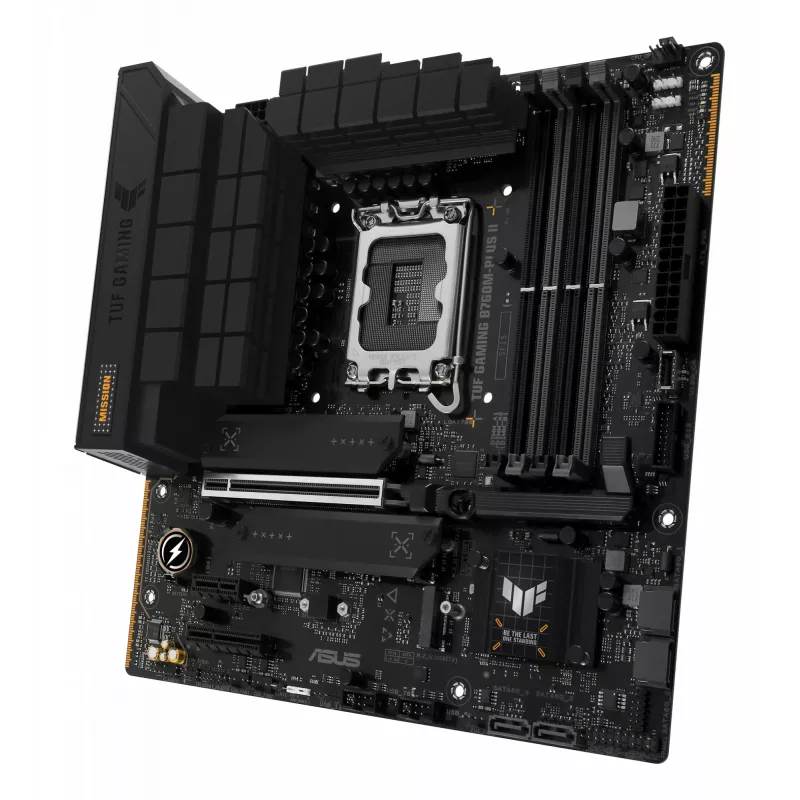 ASUS TUF GAMING B760M-PLUS II Intel B760 LGA 1700 micro ATX pagrindinė plokštė