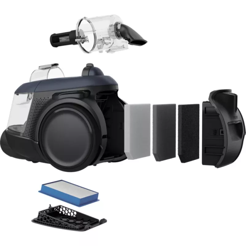 Electrolux EL61C3DB dulkių siurblys be maišelio, juodas/mėlynas