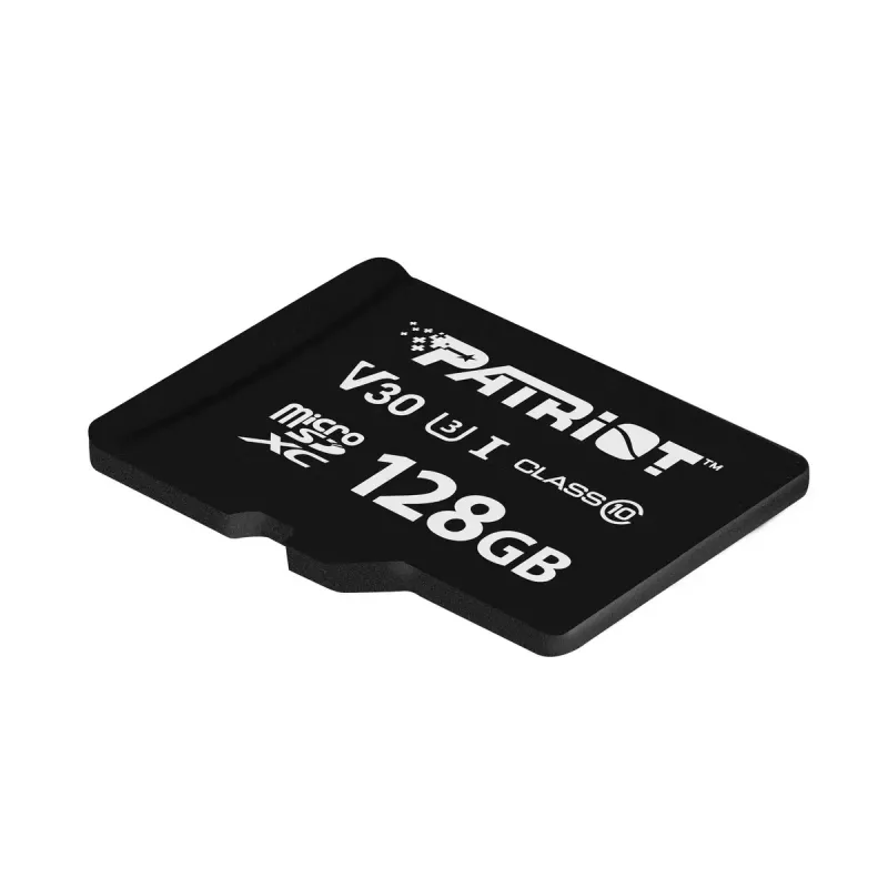 MicroSDXC atminties kortelė PATRIOT VX Series 128GB UHS-I U3 V30 Class 10 — skaitymas 90 MB/s, rašymas 80 MB/s