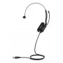 Yealink UH35 Mono Teams USB-A ausinės, laidinės, 20–20000 Hz, biurui/skambučių centrui, 96,5 g, juodos