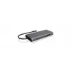 ICY BOX IB-DK4050-CPD vielinė USB 3.2 Gen 1 (3.1 Gen 1) Type-C dokavimo stotelė, antracitinė