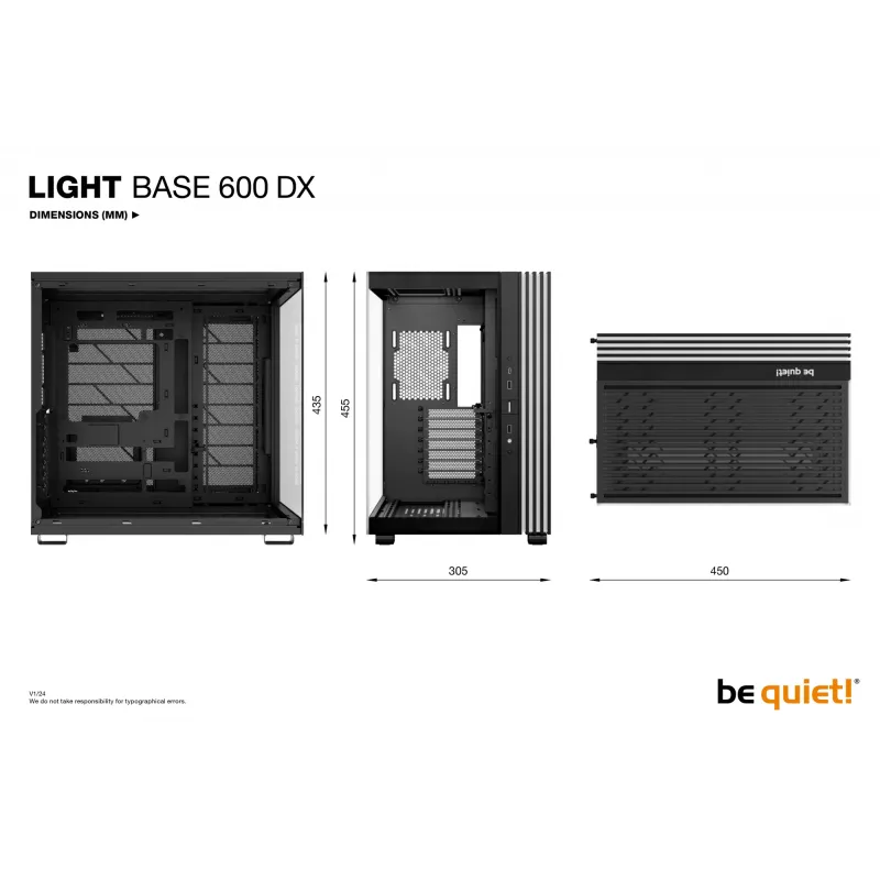 be quiet! LIGHT BASE 600 DX Black Midi Tower