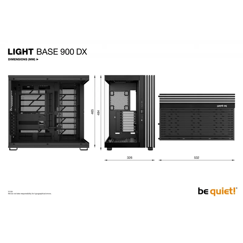be quiet! LIGHT BASE 900 DX Black Full Tower