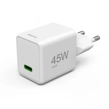 Hama 00201983 greitasis sieninis įkroviklis su USB-C, 100-240 V, baltas
