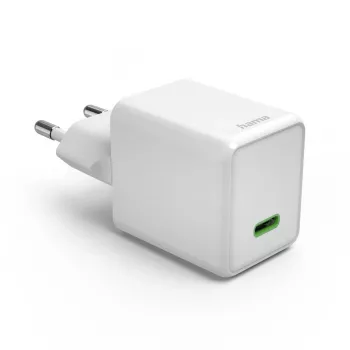 Hama 00201983 greitasis sieninis įkroviklis su USB-C, 100-240 V, baltas
