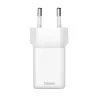Hama 00201983 greitasis sieninis įkroviklis su USB-C, 100-240 V, baltas