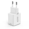 Hama 00201983 greitasis sieninis įkroviklis su USB-C, 100-240 V, baltas