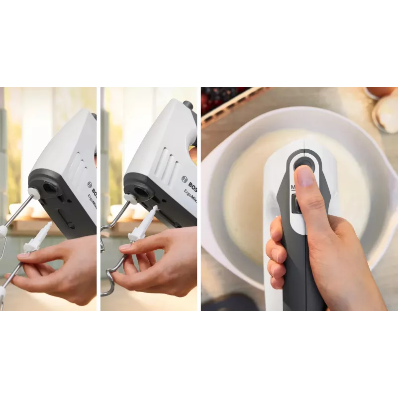 Bosch MFQ37470 rankinis maišytuvas 750 W juodas, baltas