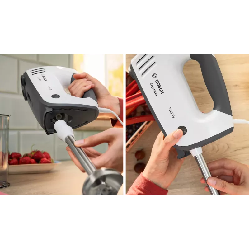 Bosch MFQ37470 rankinis maišytuvas 750 W juodas, baltas
