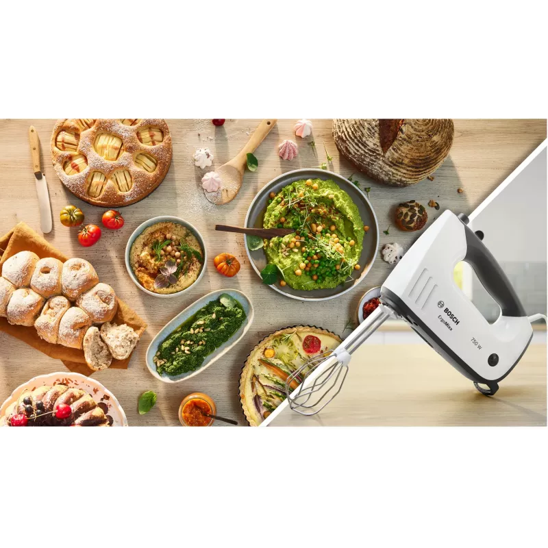 Bosch MFQ37470 rankinis maišytuvas 750 W juodas, baltas