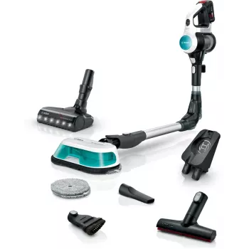 Bosch BCS71HYG1 belaidis šluotinis dulkių siurblys, šlapiam ir sausam valymui, HEPA, be maišelio, 0,3 l, 23,5 W, juoda/balta, 3 Ah