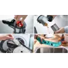 Bosch BCS71HYG1 belaidis šluotinis dulkių siurblys, šlapiam ir sausam valymui, HEPA, be maišelio, 0,3 l, 23,5 W, juoda/balta, 3 Ah
