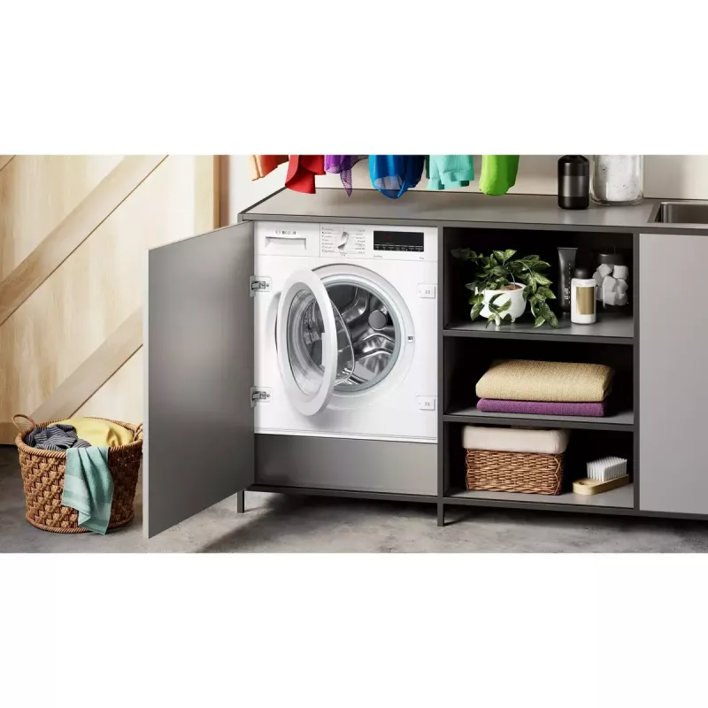 Bosch Serie 8 WIW28542EU skalbimo mašina, priekinio pakrovimo, 8 kg, 1400 aps./min., balta