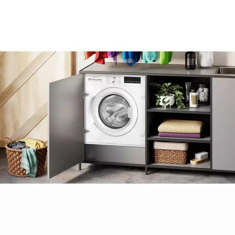 Bosch Serie 8 WIW28542EU skalbimo mašina, priekinio pakrovimo, 8 kg, 1400 aps./min., balta