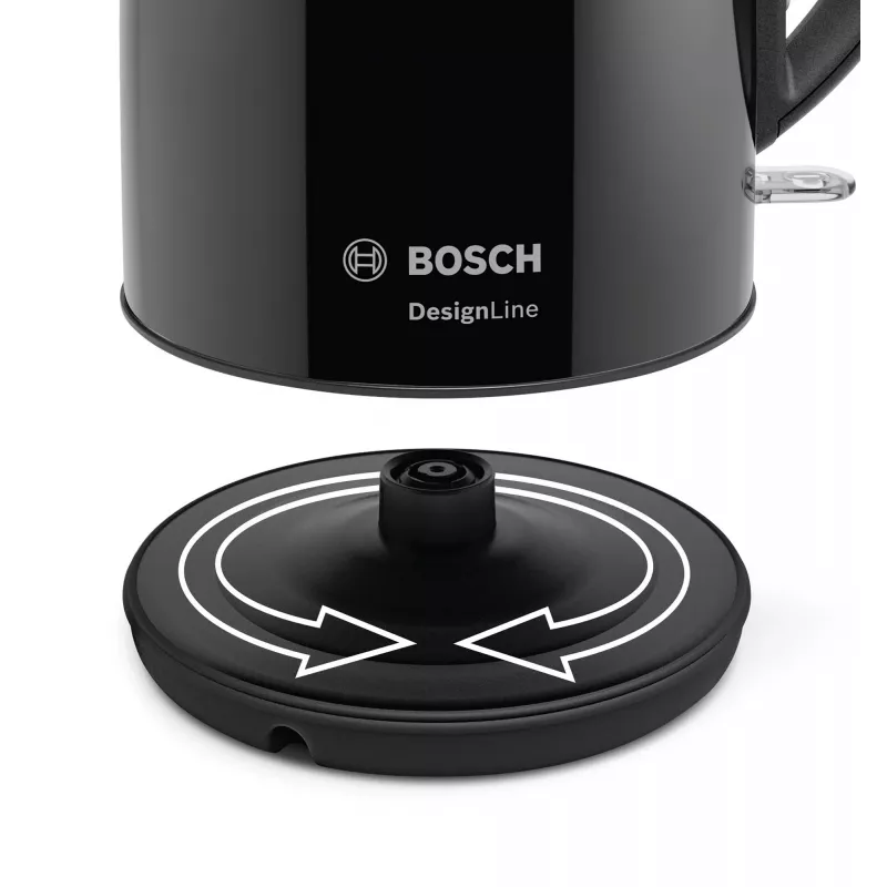 Bosch TWK3P423 elektrinis virdulys 1,7 L 2400 W juodas