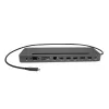 i-tec Metal SB-C Ergonomic 4K 3x Display Dock su 85 W PD ir universalus 100 W įkroviklis