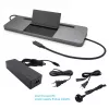 i-tec Metal SB-C Ergonomic 4K 3x Display Dock su 85 W PD ir universalus 100 W įkroviklis