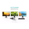 i-tec Metal SB-C Ergonomic 4K 3x Display Dock su 85 W PD ir universalus 100 W įkroviklis