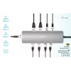 i-tec Metal USB-C Nano 2x Display Docking Station su PD 100 W ir 100 W įkrovikliu