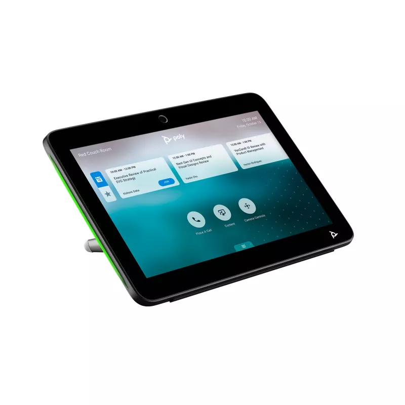 HP Poly TC10 jutiklinis valdiklis, juodas, 1280 x 800 pikselių, 260 mm, 184 mm, 64 mm, 1,27 kg