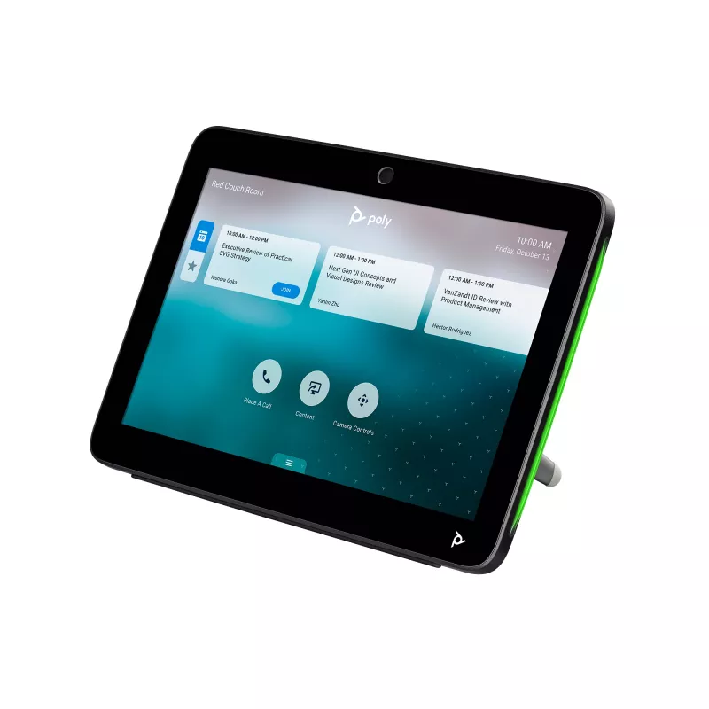 HP Poly TC10 jutiklinis valdiklis, juodas, 1280 x 800 pikselių, 260 mm, 184 mm, 64 mm, 1,27 kg