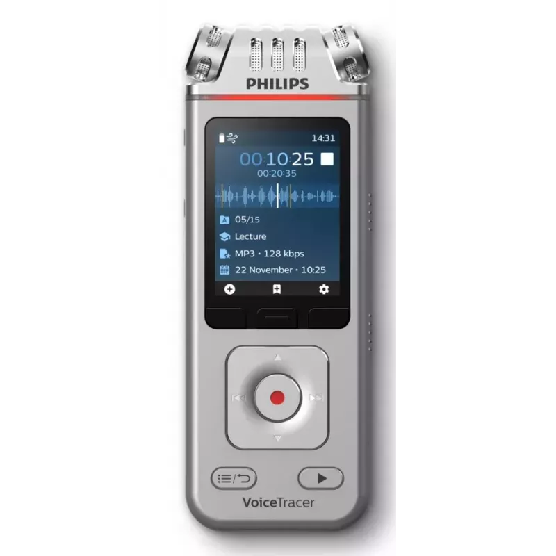 Skaitmeninis diktofonas Philips DVT4115 36h įrašymo laikas USB Type-C