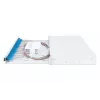 DIGITUS DN-96332/9 šviesolaidinė sujungimo dėžė, 1U, su 24x LC duplex adapteriais, M25 varžtu, sujungimo kasetė, vienmodė OS2, spalvotos pigtailės