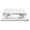 DIGITUS DN-96332/9 šviesolaidinė sujungimo dėžė, 1U, su 24x LC duplex adapteriais, M25 varžtu, sujungimo kasetė, vienmodė OS2, spalvotos pigtailės