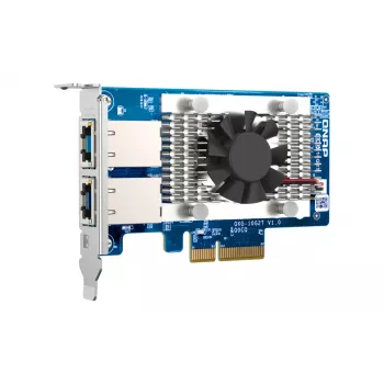 QNAP QXG-10G2T tinklo plokštė, vidinė, Ethernet, 10000 Mbit/s