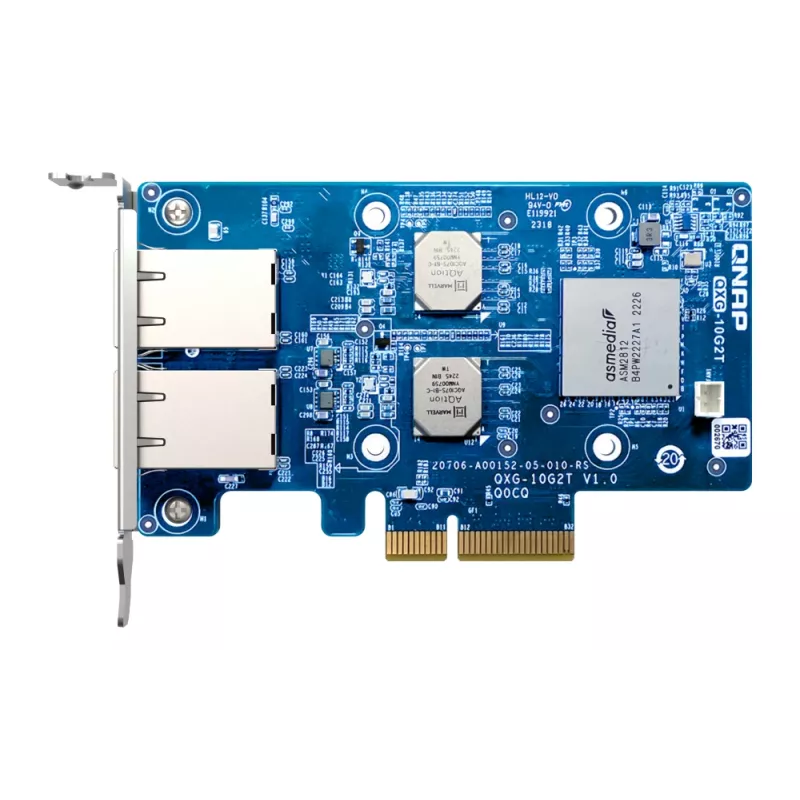 QNAP QXG-10G2T tinklo plokštė, vidinė, Ethernet, 10000 Mbit/s