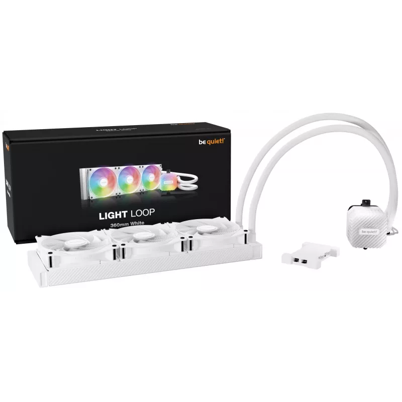 be quiet! LIGHT LOOP 360mm White procesoriaus vandens aušintuvas (viskas viename) 12 cm 1 vnt.