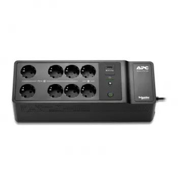 APC Back-UPS 500VA/300W, 230V, 8x CEE 7/3 Schuko lizdai, USB A prievadas, keičiama baterija