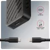 AXAGON EEM2-20G ARMORED dėžutė M.2 NVMe SSD, USB-C 20 Gbps, juoda