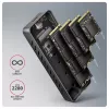 AXAGON EEM2-20G ARMORED dėžutė M.2 NVMe SSD, USB-C 20 Gbps, juoda