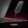 Axagon EEM2-GAM išorinis USB-C 10Gbps metalinis dėklas M.2 NVMe ir SATA SSD diskams, be varžtų