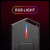 Axagon EEM2-GAM išorinis USB-C 10Gbps metalinis dėklas M.2 NVMe ir SATA SSD diskams, be varžtų