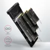 Išorinis USB-C 10Gbps metalinis dėklas Axagon EEM2-UB2 M.2 NVMe SSD diskams, juodas