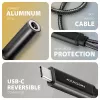 Axagon ADA-HCPD USB-C į 3.5 mm lizdą – Hi-Res DAC garso adapteris, 384kHz/32bit, PD 60W 3A