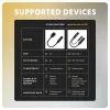 Axagon ADA-HCPD USB-C į 3.5 mm lizdą – Hi-Res DAC garso adapteris, 384kHz/32bit, PD 60W 3A
