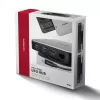 AXAGON HMC-UFO USB-C 9in1 stotelė su M.2 SATA/NVMe lizdu, 1 Gbit/s Ethernet, 384 kHz garsu, USB 3.2 Gen 2 Type-C, juoda