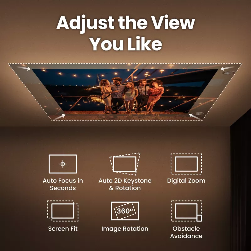 BenQ GV50 standartinio nuotolio projektorius 500 ANSI liumenų DLP 1080p (1920x1080) Baltas