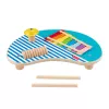 Fisher-Price medinis muzikinis stalas su perkusiniais instrumentais, 3 medinės dalys