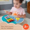 Fisher-Price medinis muzikinis stalas su perkusiniais instrumentais, 3 medinės dalys