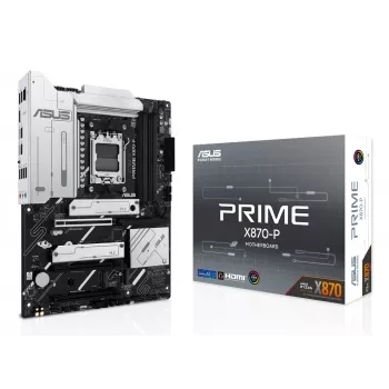 ASUS PRIME X870-P AMD X870 Socket AM5 ATX pagrindinė plokštė